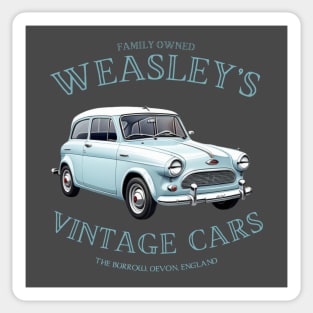 Vintage Magical Cars Sticker